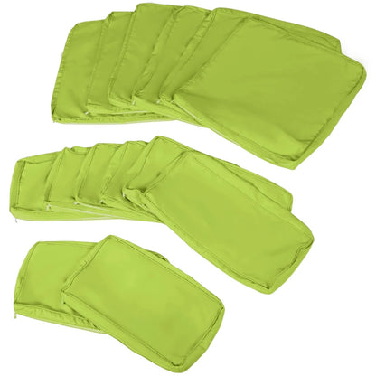 Outdoor Patio Rattan Sofa Set Cushion Polyester Cover Replacement Set - No Cushion Included Light Green